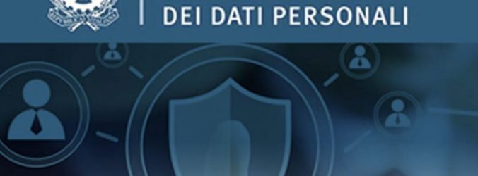 GARANTE PER LA PROTEZIONE DEI DATI PERSONALI